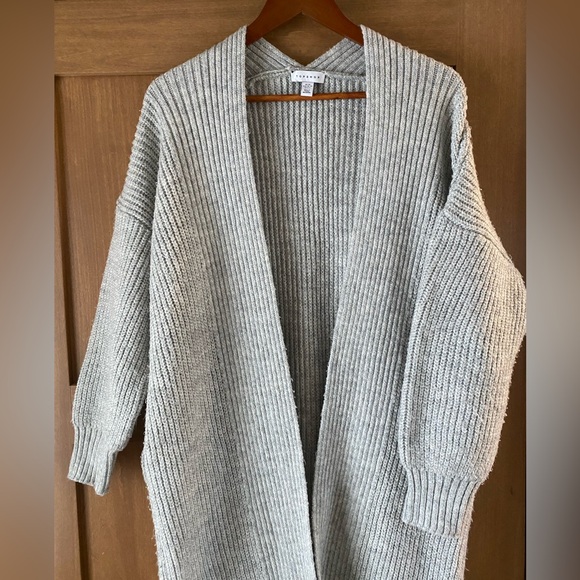 Topshop Duster Knit Cardigan Sweater - Picture 2 of 7